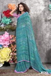 Amala By Vallabhi Georgette Floral Printed Saree Wholesale Shop In Surat

